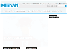 Tablet Screenshot of dornan4uniforms.com